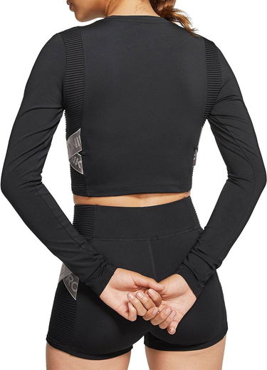 Crop Top Nike Pro Capsule Aero-Adapt Long Sleeve Crop Top Čierna | bv4134-010, 1
