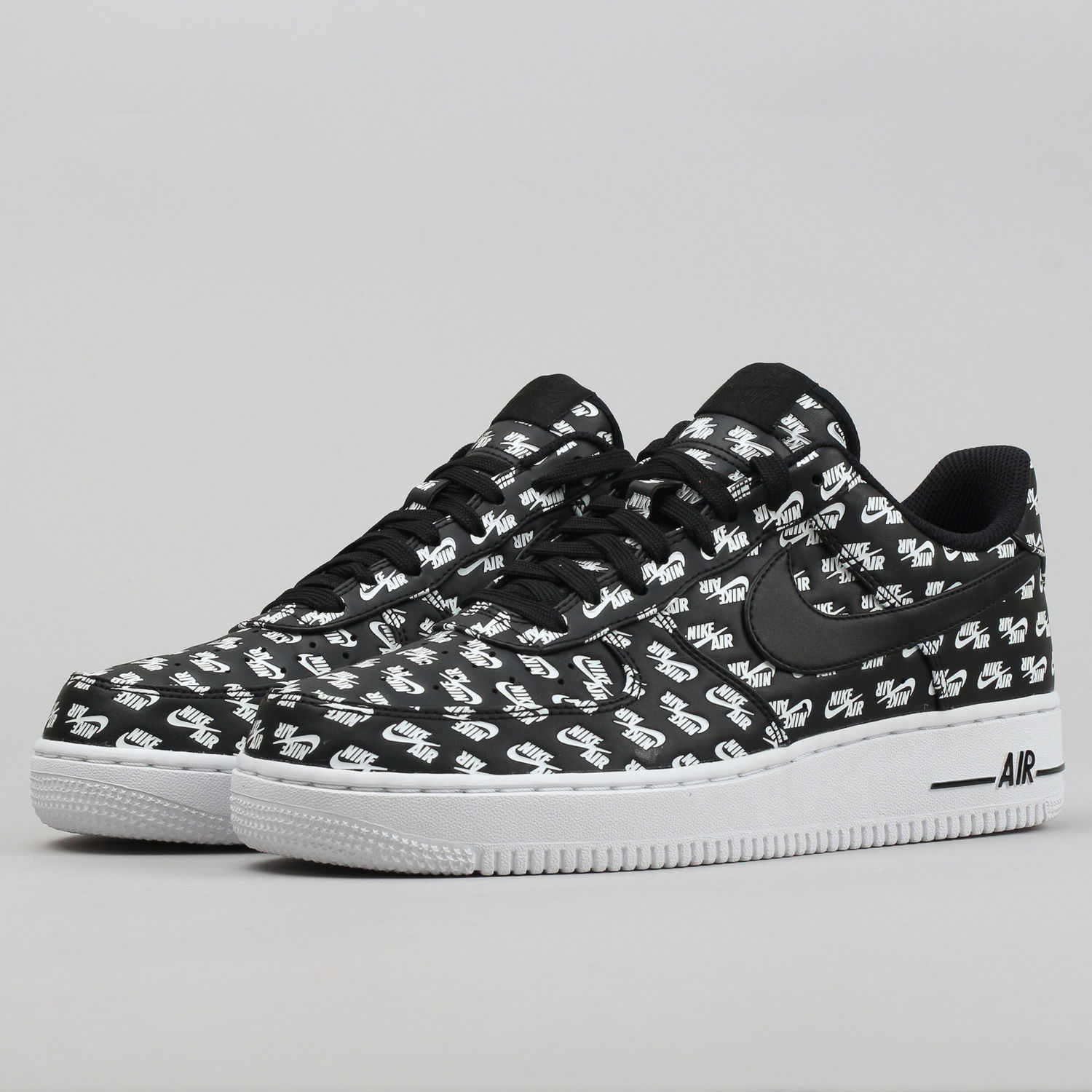 Tenisky a topánky Nike Air Force 1 Low '07 ''All Over Logo Black'' QS Čierna | AH8462-001, 1