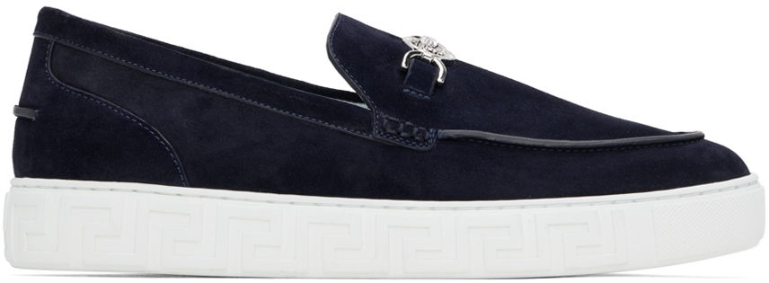 Tenisky a topánky Versace Navy Medusa '95 Greca Loafers Navy | 1014798_1A09919, 0