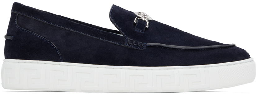 Tenisky a topánky Versace Navy Medusa '95 Greca Loafers Navy | 1014798_1A09919