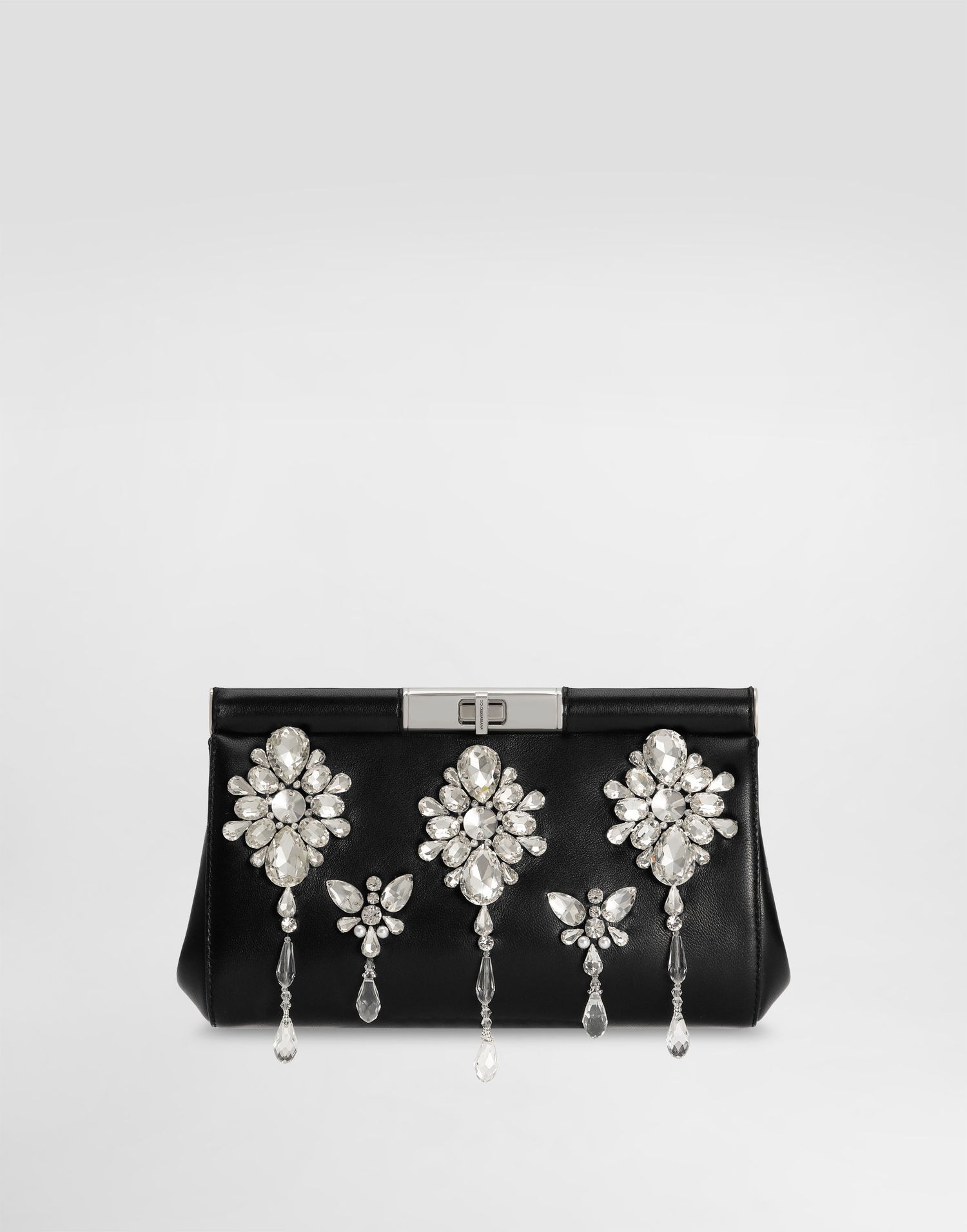 Kabelka Dolce & Gabbana Dolce & Gabbana Marlene Crystal Embroidered Clutch Čierna | BB7620AX07380999, 0