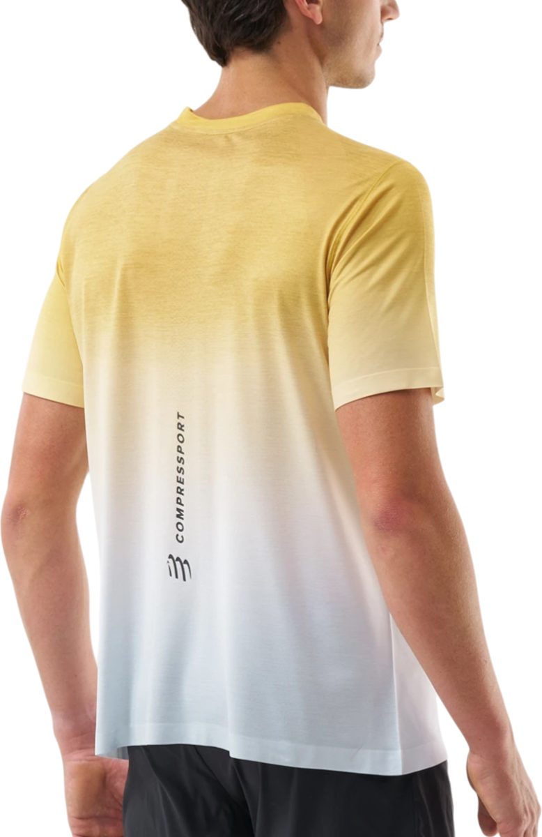 Tričko Compressport Compressport Performance Short Sleeve T-Shirt Žltá | atsm4927051, 1