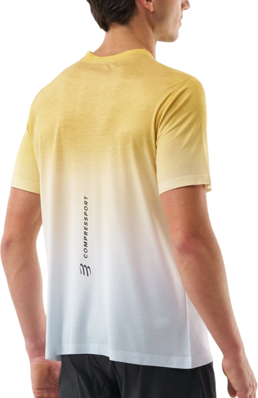 Tričko Compressport Compressport Performance Short Sleeve T-Shirt Žltá | atsm4927051, 1