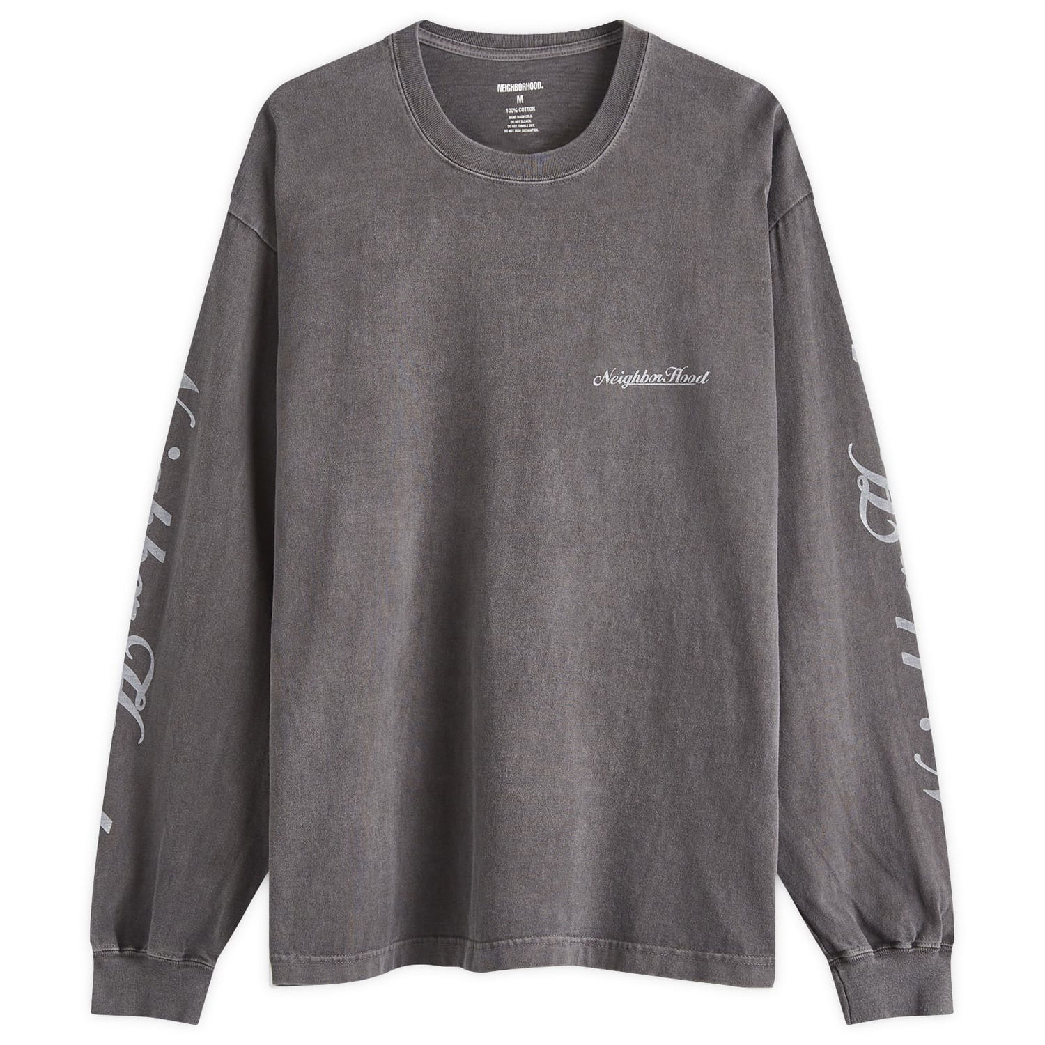 Tričko Neighborhood Neighborhood LS-12 Long Sleeve T-Shirt Šedá | 242PCNH-LT12-BLK, 1