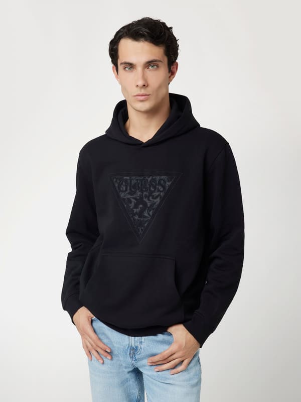 Mikina GUESS Black Fleece Graphic Hoodie Čierna | M4BQ25K9Z21, 0