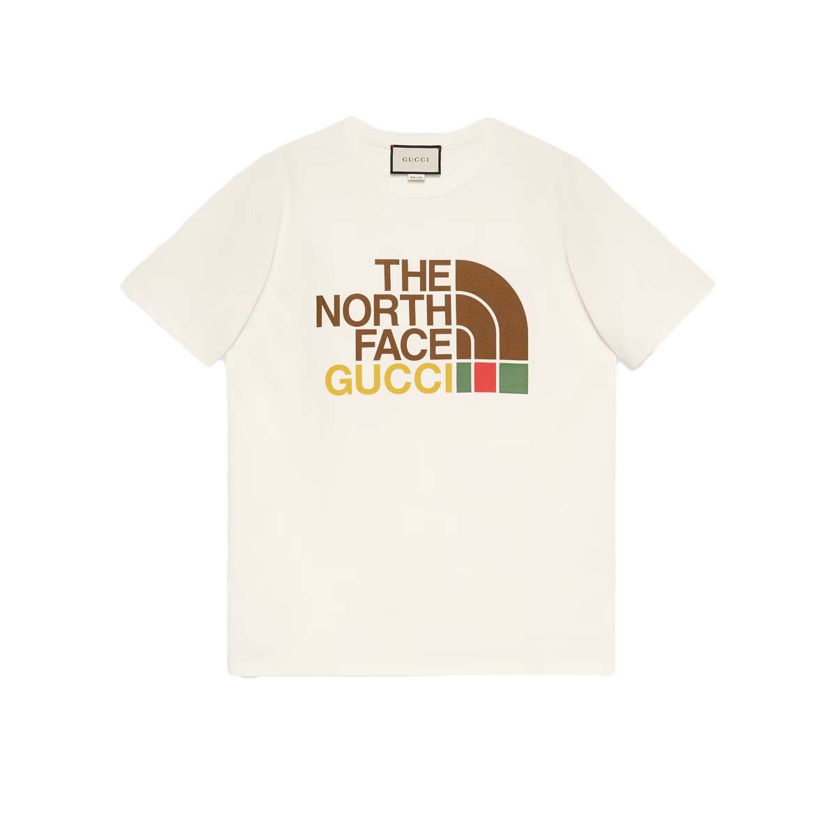 Tričko Gucci The North Face x Cotton T-shirt Biela | 615044 XJDBZ 9095, 0