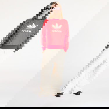 Mikina adidas Originals Wales Bonner x Nylon Sweatshirt Better Scarlet Červená | JE5994, 3