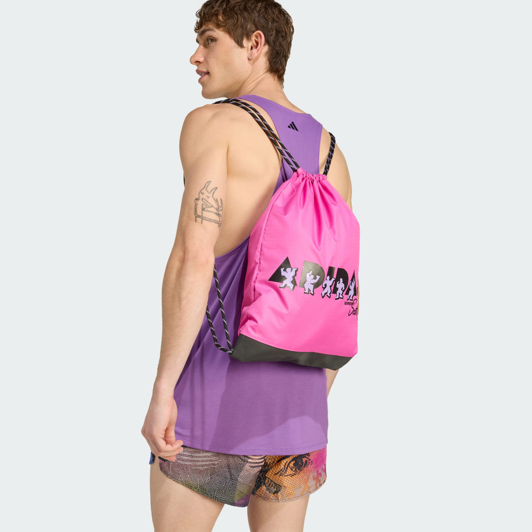 Športový vak adidas Performance Jeremy Scott Pride Gymsack Ružová | JW8643, 0