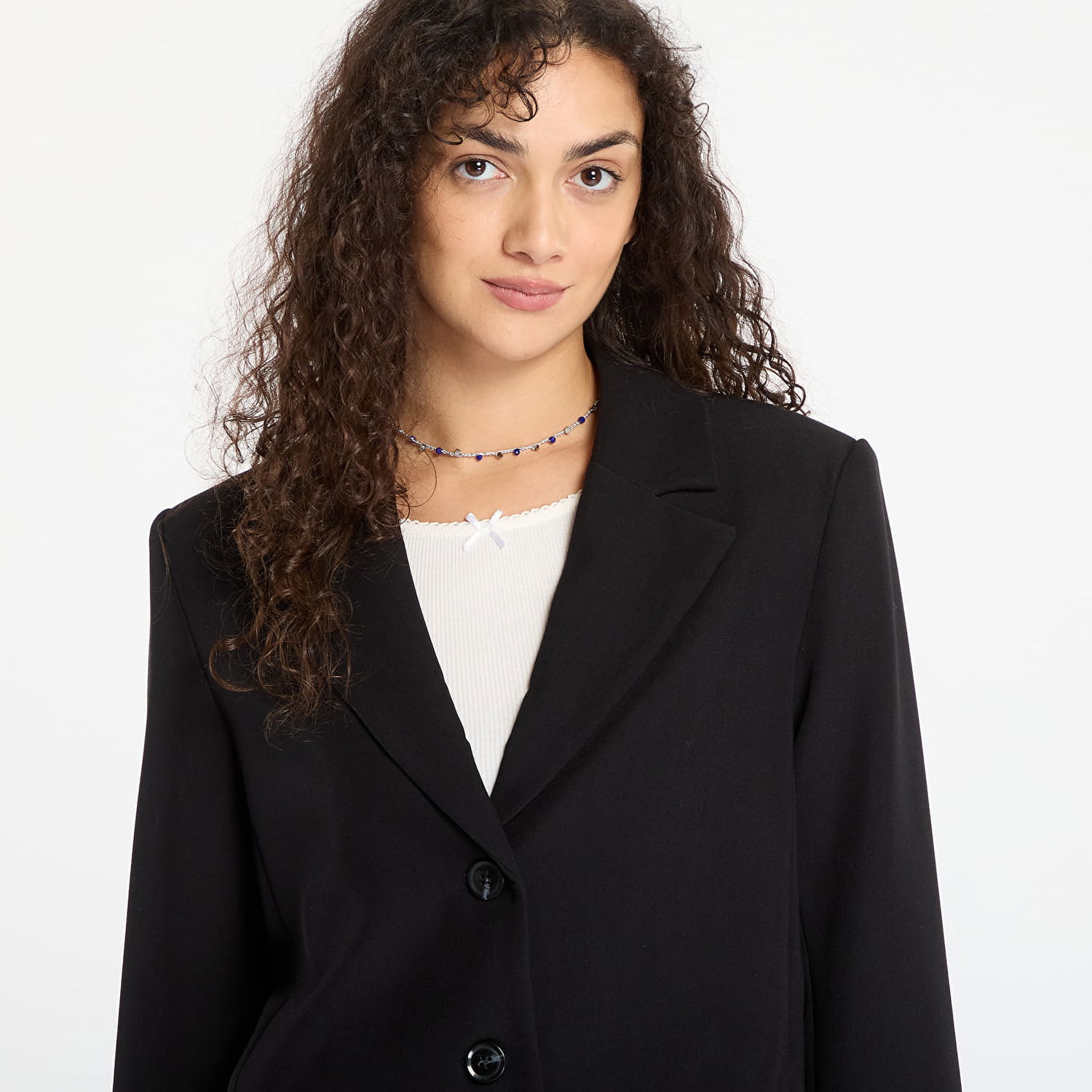 Bunda Samsoe Samsoe Cropped Salaney Blazer Čierna | F25300114_CLR000021, 1