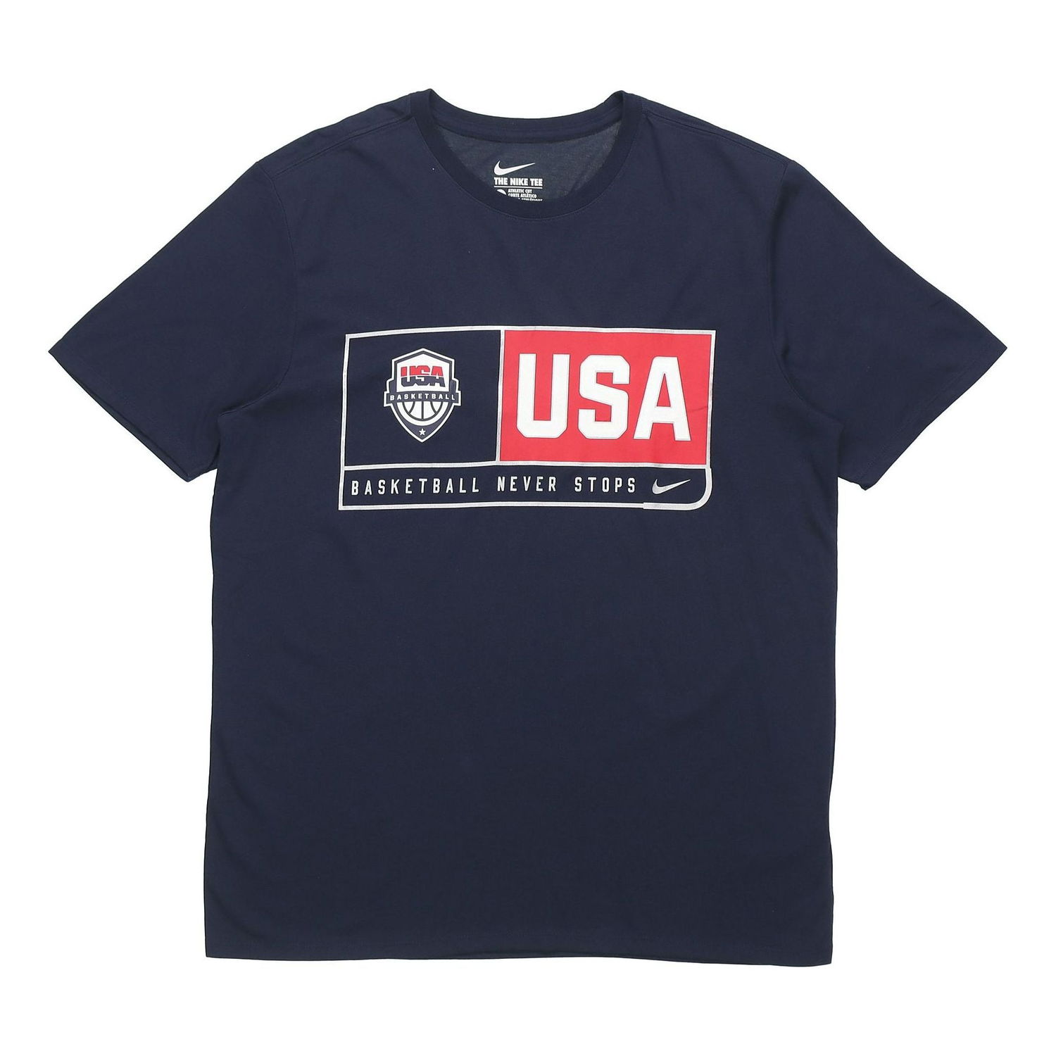 Tričko Nike USA Basketball Training T-Shirt Navy | 768826-451, 0