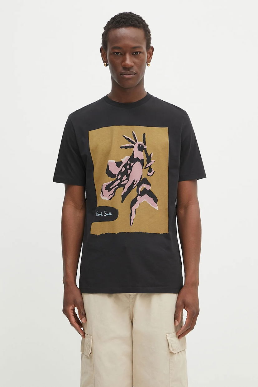 Tričko Paul Smith Paul Smith Printed T-Shirt Čierna | M1R.919T.TP4931