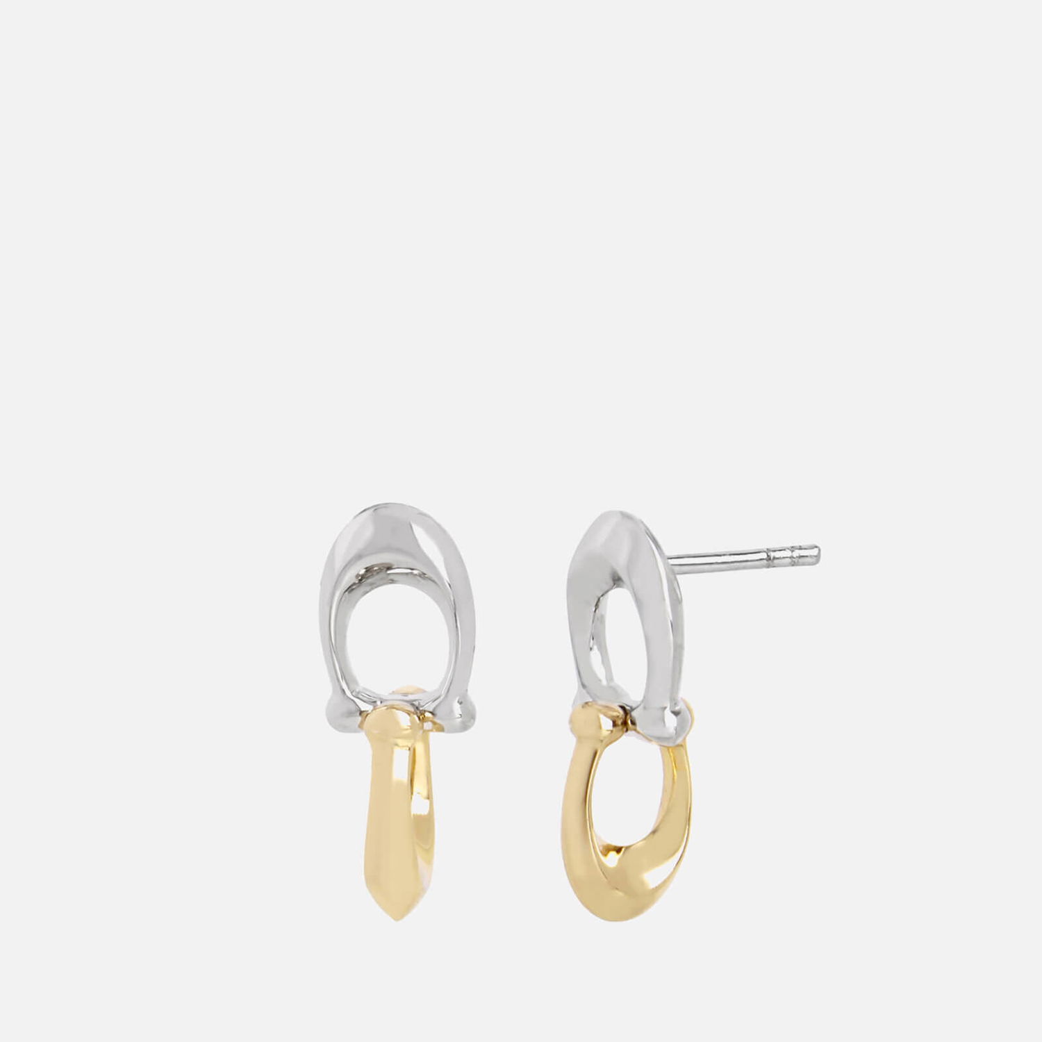 Náušnice Coach Two-Tone Earrings Metalická | 37351443TWO974, 0
