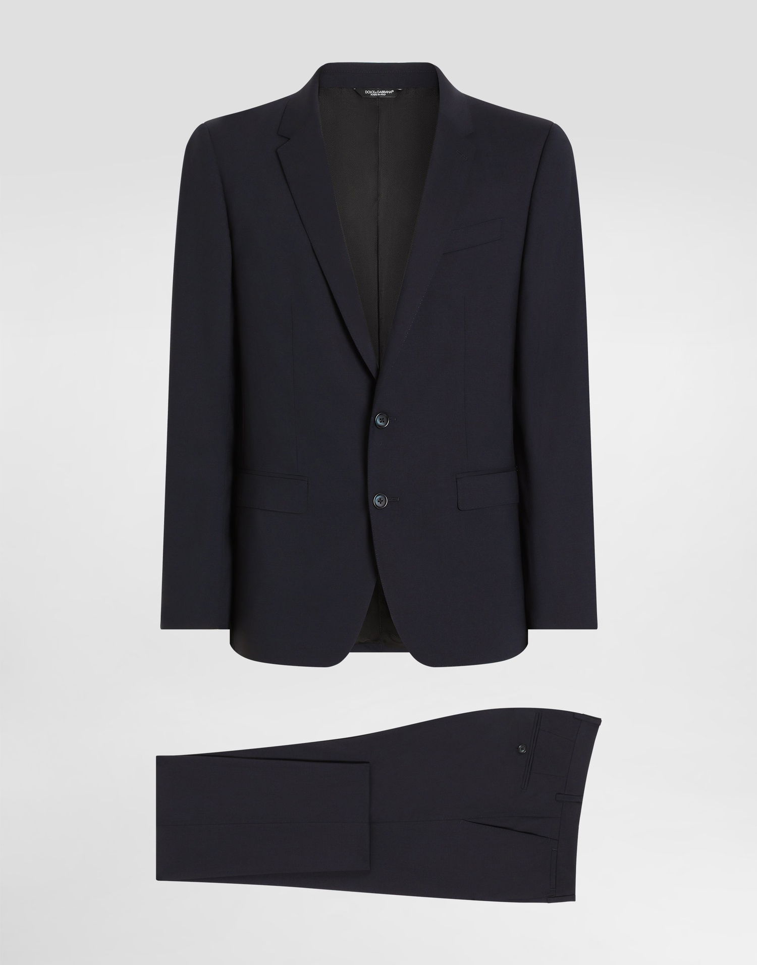 Súprava Dolce & Gabbana Dolce & Gabbana Martini-Fit Stretch Wool Suit Navy | GK0EMTGF874B0665, 0