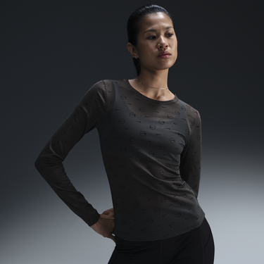 Tričko Nike Long Sleeve Top Zelené | HQ3753-060, 1