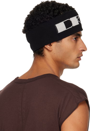 Klobúk Rick Owens Rick Owens DRKSHDW Concordians Cotton Headband Čierna | DA02E7480 KP6, 2