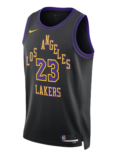 Dres Nike Dri-FIT NBA Swingman Lebron James Los Angeles Lakers City Edition 2023/24 Jersey Čierna | DX8506-012