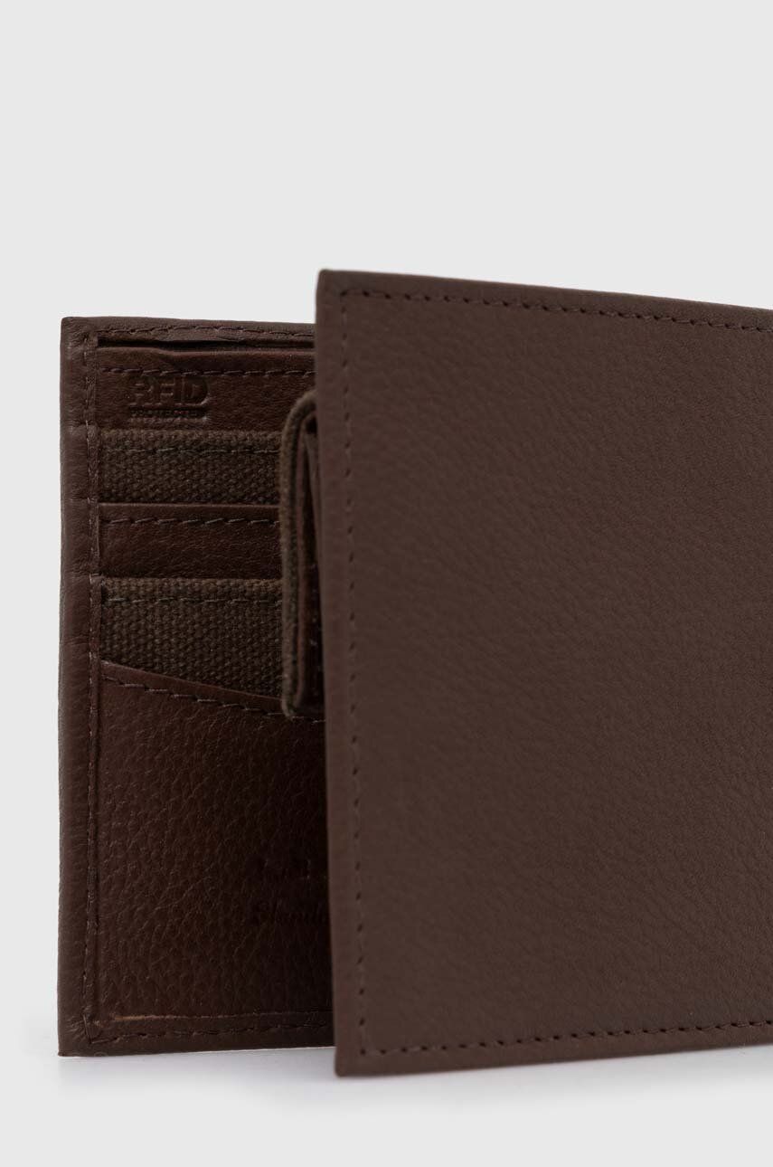Peňaženka Barbour Leather Wallet Padbury Billfold Hnedá | MLG0049, 1