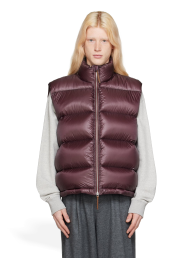 Vesta Jil Sander Quilted Down Vest Vínová | J47AF0120_J70122