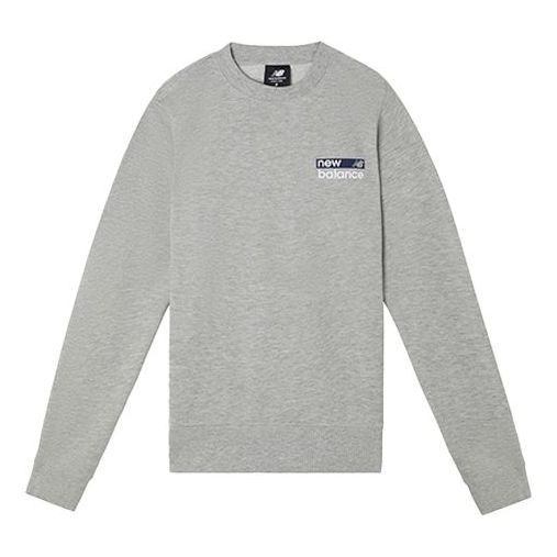 Sveter New Balance Round Neck Sports Pullover Šedá | MT03904-AG