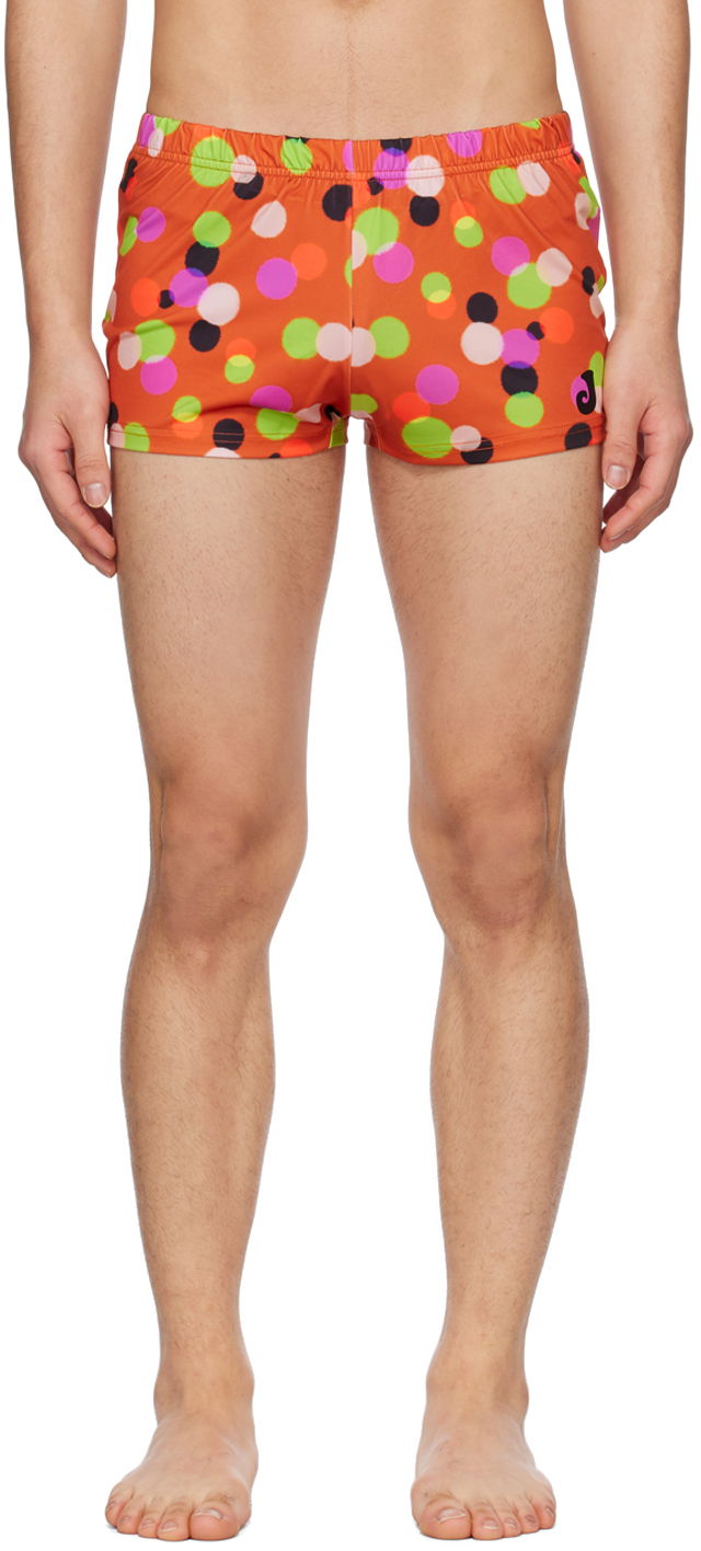 Plavky Jacquemus Le Raphia 'Le Short De Bain' Swim Shorts Oranžová | 23E235SW010-2133, 0