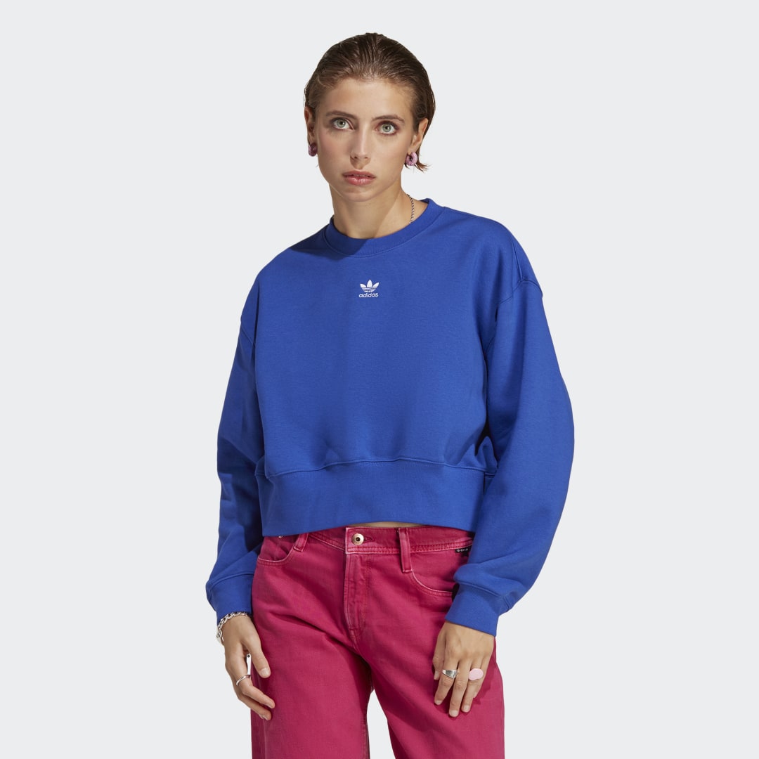 Mikina adidas Originals Adicolor Essentials Crew Navy | IA6501, 0