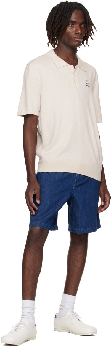 Polo tričko A.P.C. A.P.C. Octave Knit Polo Béžová | COGDK-H23415, 3