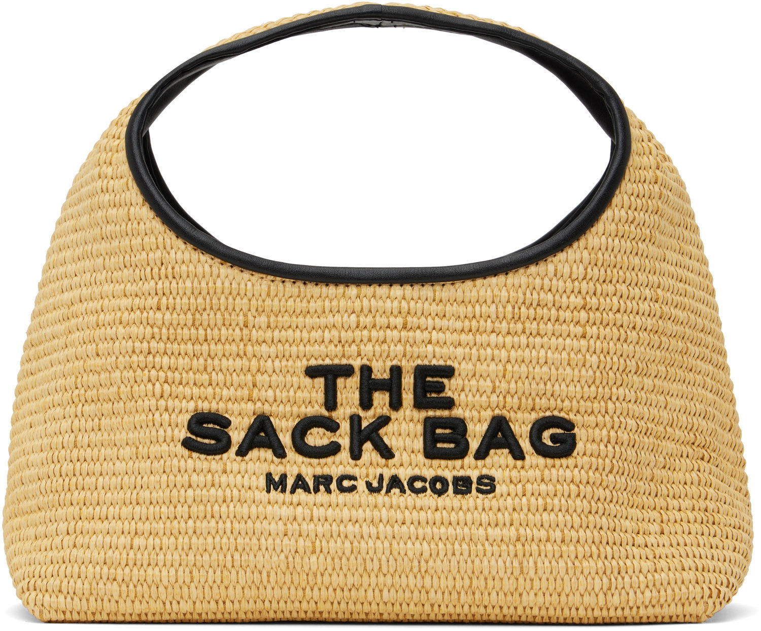 Kabelka Marc Jacobs Marc Jacobs 'The Mini Sack' Raffia Tote Bag Béžová | 2S4HSH054H03, 0