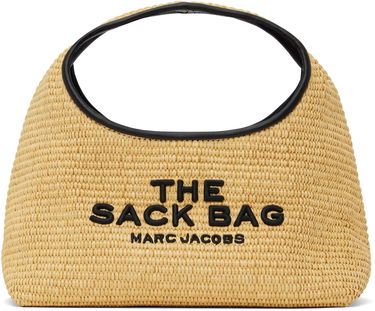 Kabelka Marc Jacobs Marc Jacobs 'The Mini Sack' Raffia Tote Bag Béžová | 2S4HSH054H03, 0