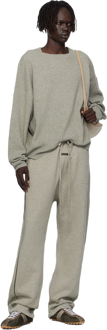 Tepláky Fear of God ESSENTIALS Relaxed Fleece Piping Sweatpants Šedá | 130SP258065F, 3