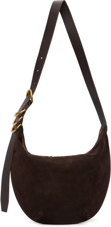 Taška cez rameno rag & bone rag & bone Mercer Medium Suede Shoulder Bag Hnedá | SD100902, 0