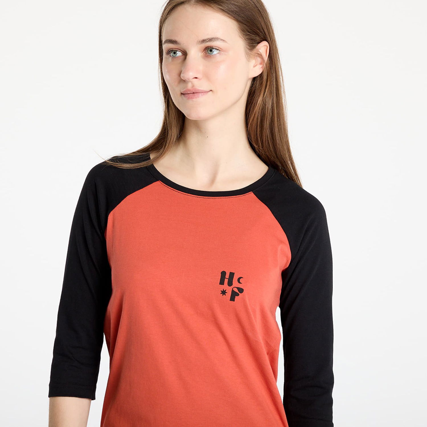 Tričko Horsefeathers Horsefeathers Kirby 3/4 Sleeve T-Shirt Oranžová | SW942B, 1