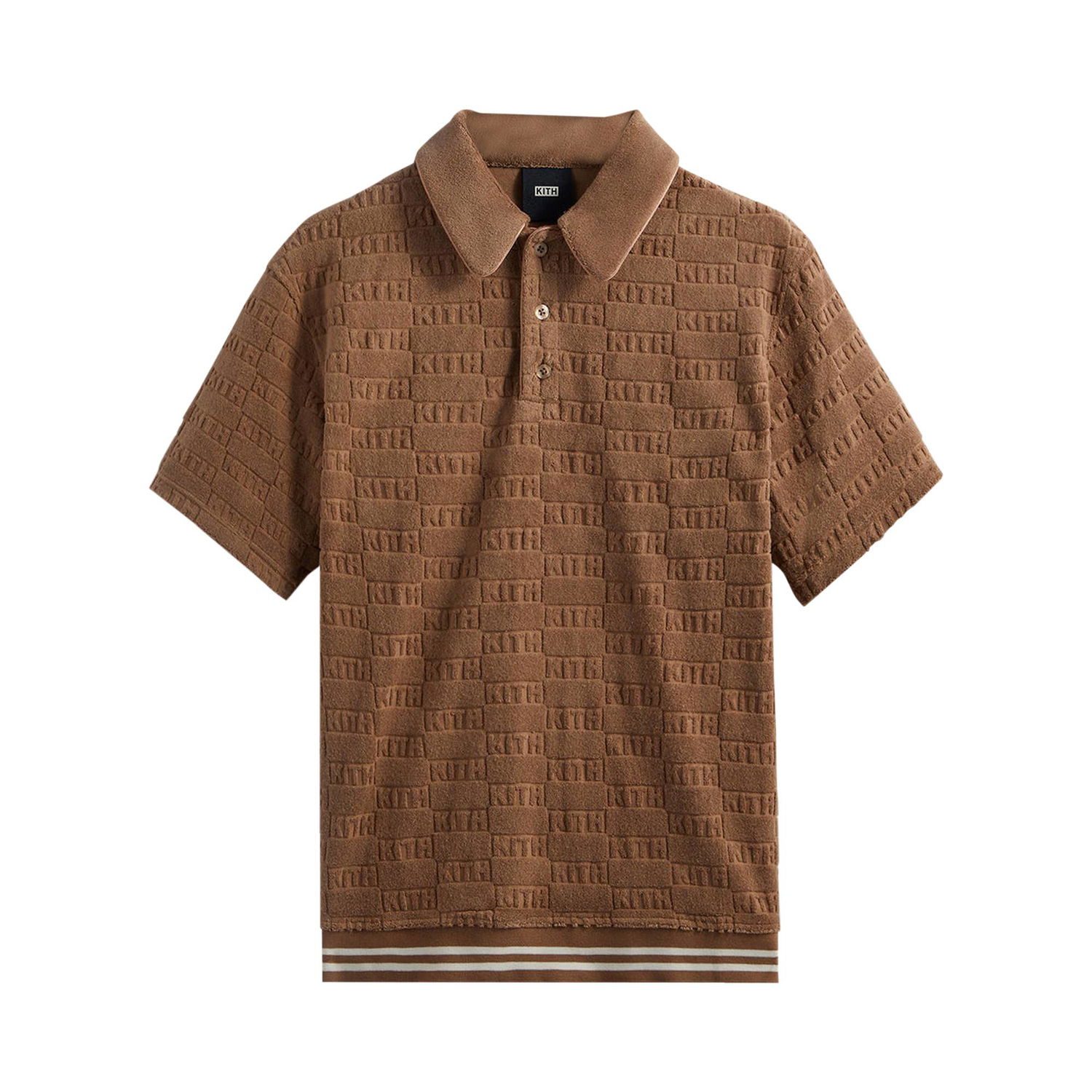 Polo tričko KITH Graham Polo Tee Hnedá | KHM030456 242, 1