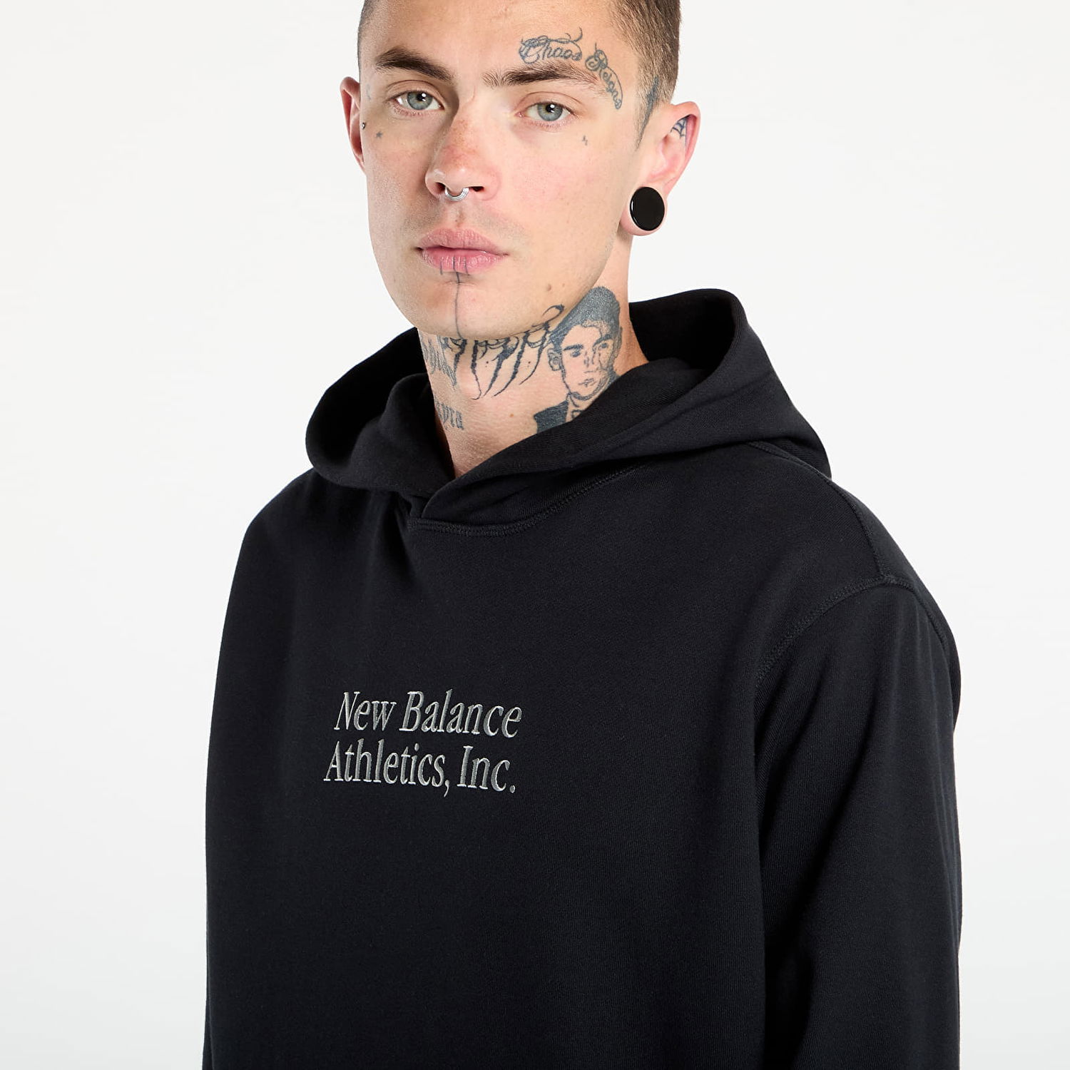 Mikina New Balance Athletics, Inc. Hoodie Čierna | NBMT53925BK, 1