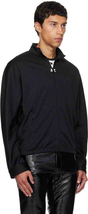 Bunda Courrèges Courrèges Interlock Tracksuit Jacket Hnedá | 325JVE134JS0250, 4