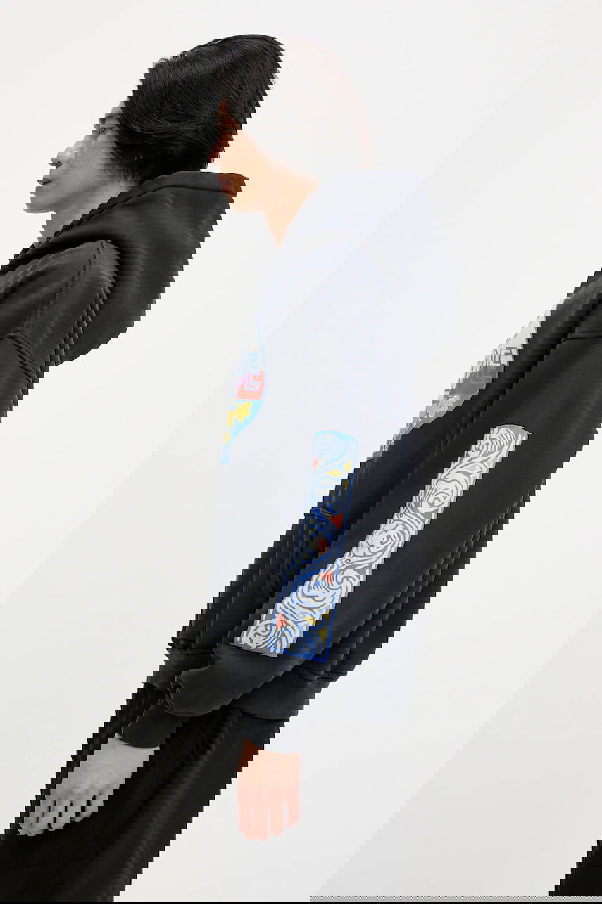 Mikina Rhude RHUDE Hotel Print Hoodie Čierna | RHSS25HO01012, 1