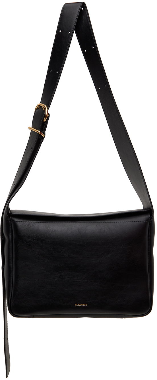 Taška cez rameno Jil Sander Small Flap Shoulder Bag Čierna | J07WG0070_P6569, 0