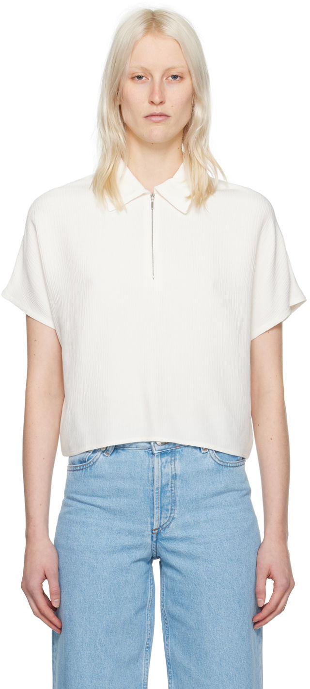 Polo tričko A.P.C. Roxy Polo Tee Biela | VIAKL-F13413, 0