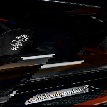 Šiltovka BAPE BAPE® x FOOTSHOP - Scribble Ape Cap Black Čierna | 001CPL721311MBLK, 4