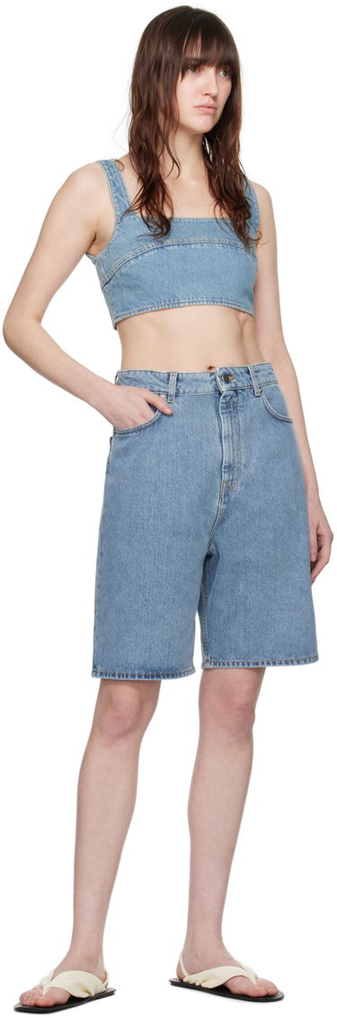 Tielko Loulou de Saison Loulou de Saison Anet Denim Tank Top Modrá | ANET, 3