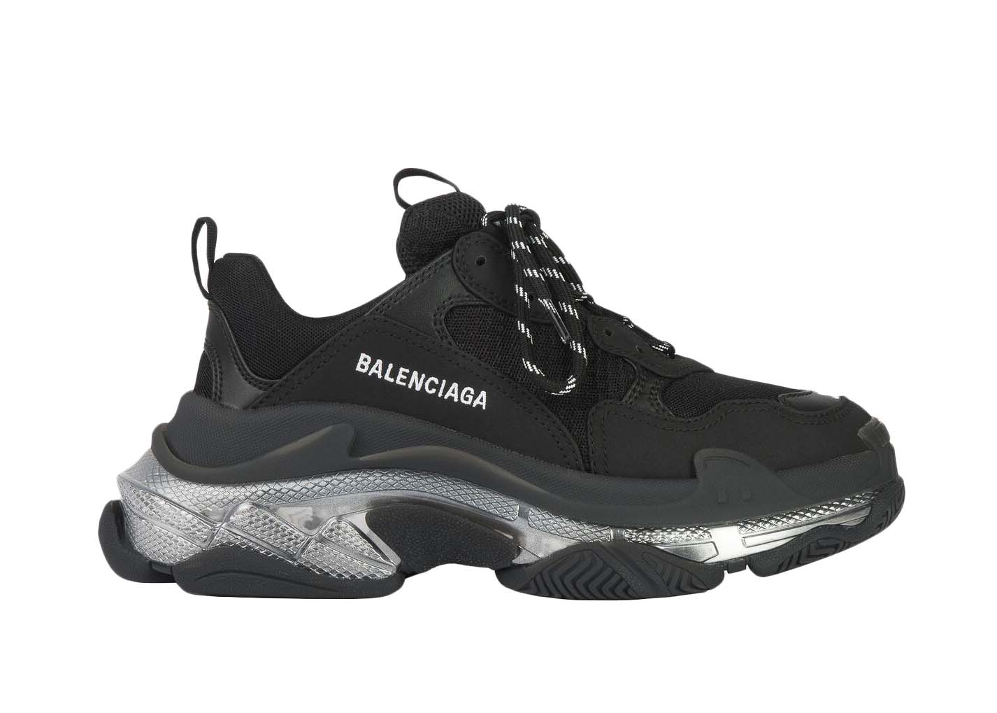 Tenisky a topánky Balenciaga Triple S Clear Sole Black Ivory W Čierna | 544351W2FB21001, 0
