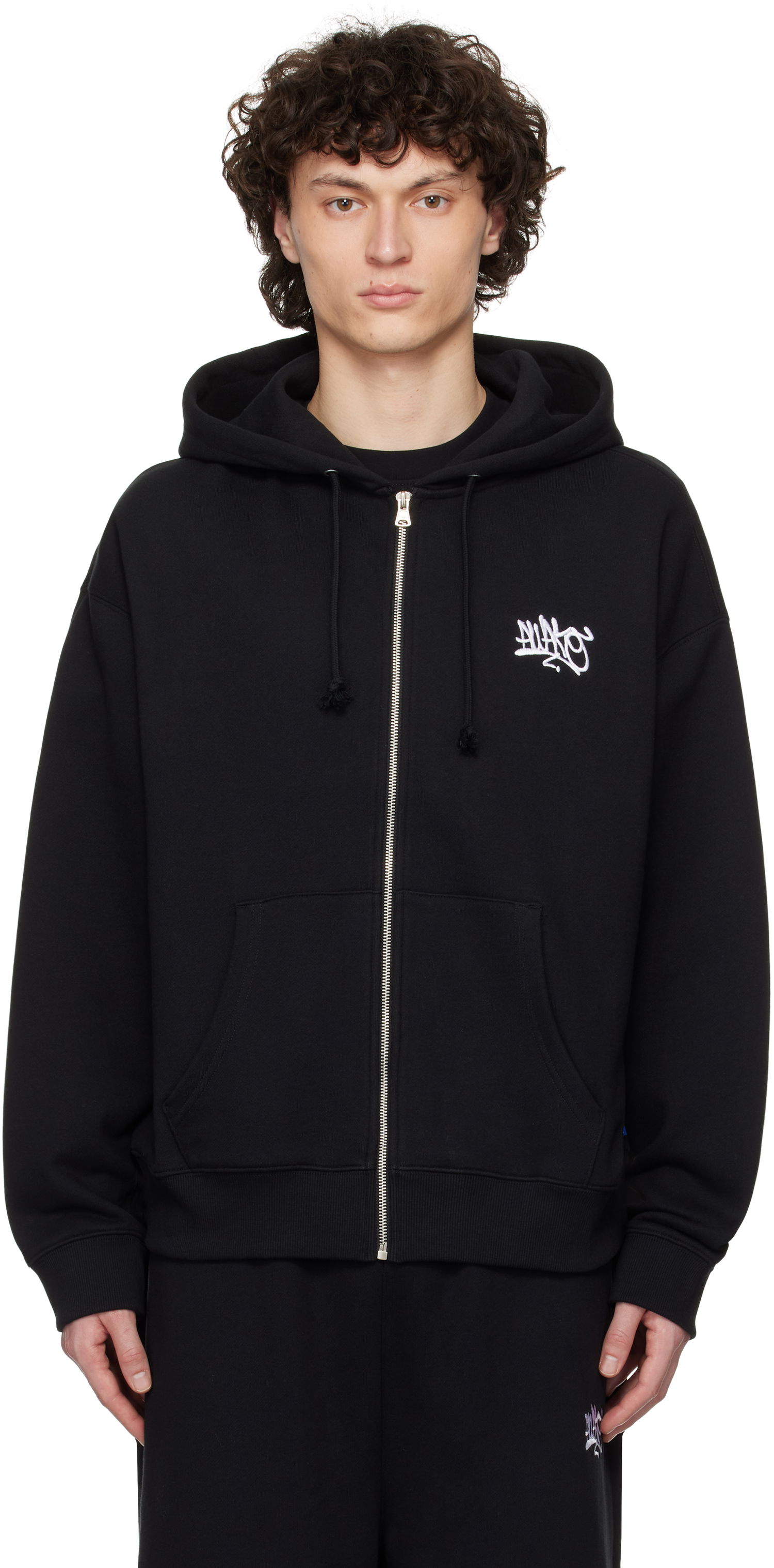 Mikina Awake NY Awake NY All City Zip-Up Hoodie Čierna | AWK-SP25-HD005, 0