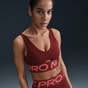 Pro Indy Plunge Padded Medium Support Sports Bra