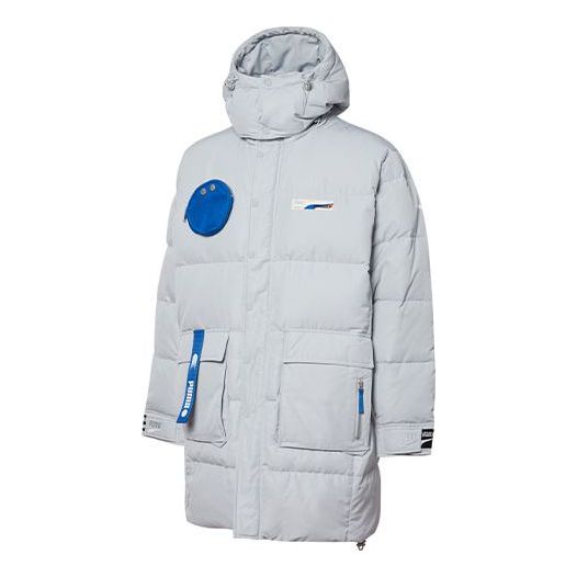 Parka Puma Roaringwild Long Down Jacket Šedá | 532588-71