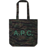 Tote bag A.P.C. Lou Reversible Tote Bag Zelené | COGXE-M61442-JAA, 1