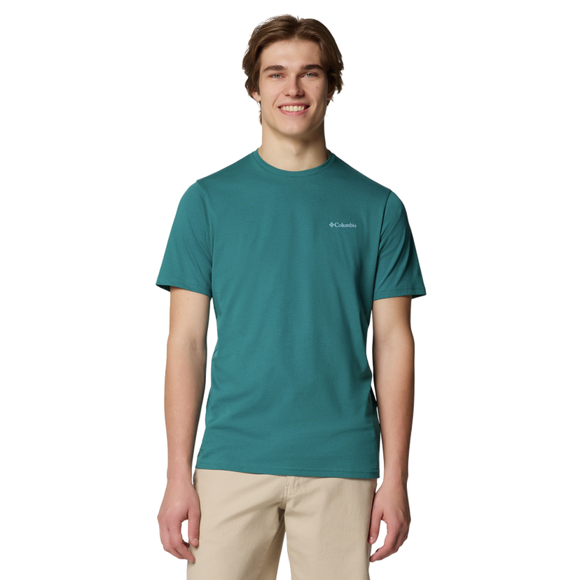 Tričko Columbia North Cascades™ Short Sleeve Tee Tyrkysová | 1834041364