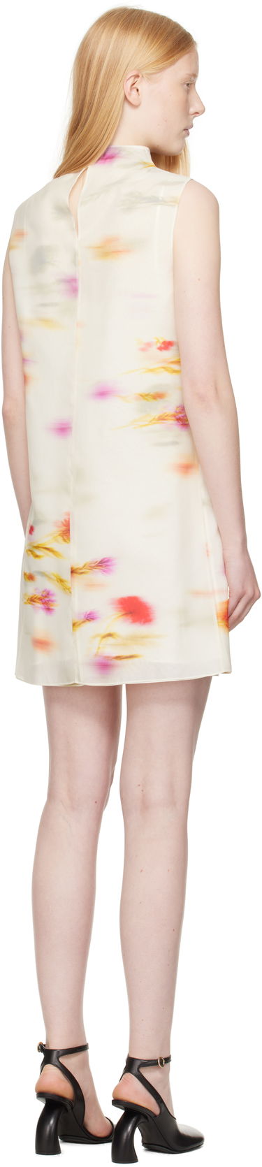 Šaty FERRAGAMO Ferragamo Blossom Flower Reversible Minidress Biela | 781220, 2
