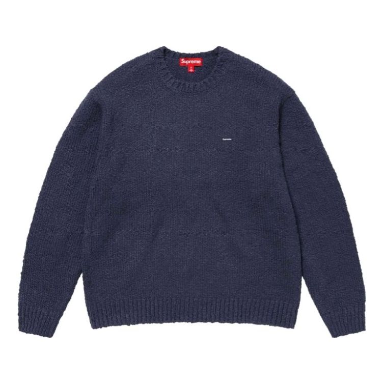 Sveter Supreme Small Box Boucle Sweater Modrá | SUP-SS24-100