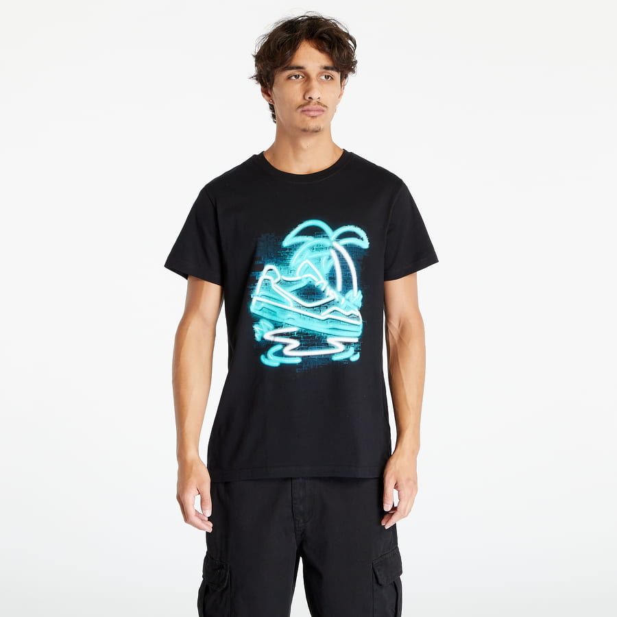 Tričko Urban Classics Palm Sneaker Tee Čierna | MT2768-00007, 0