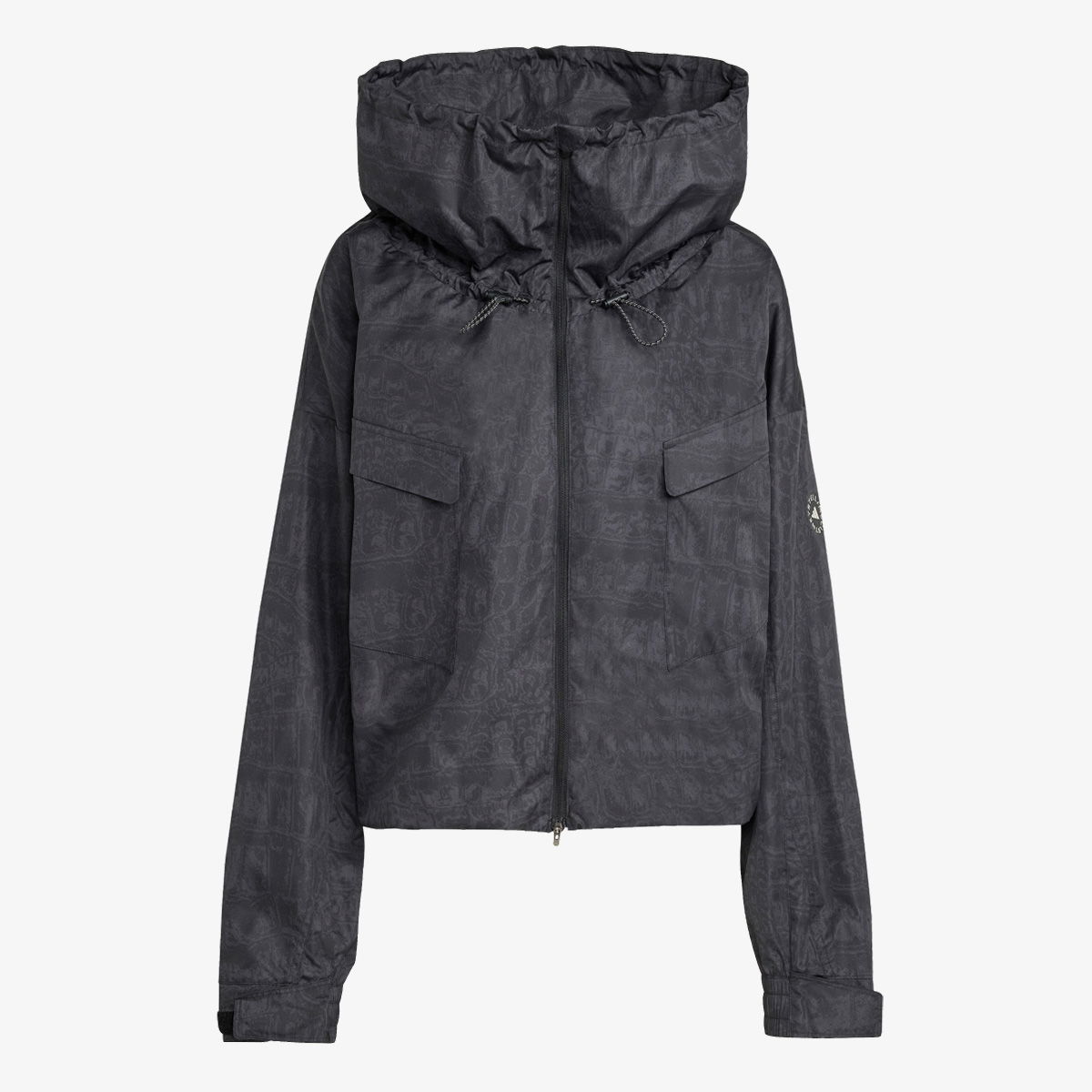 Vetrovka adidas Performance Printed Windbreaker Jacket adidas by Stella McCartney Čierna | JV7035, 1