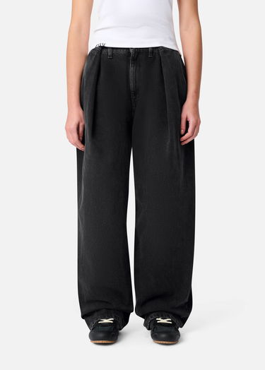 Džínsy AXEL ARIGATO Rumor Pleated Wide Leg Jeans Čierna | A3469001, 2